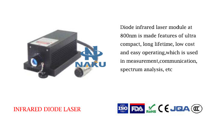 800nm High Stability Infrared Diode Laser 1~2500mW